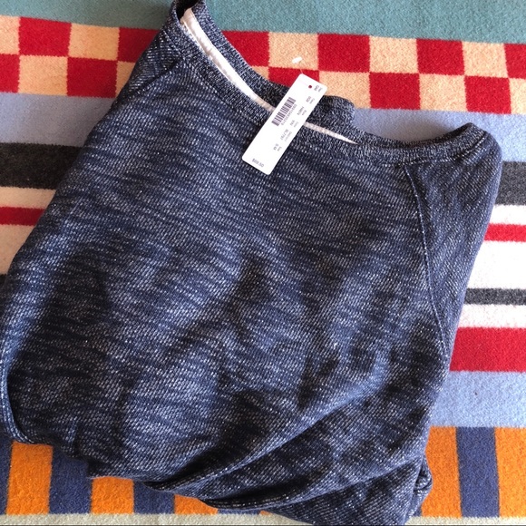 J.crew twist front sweatshirt, NWT, sz s-m - Picture 5 of 8